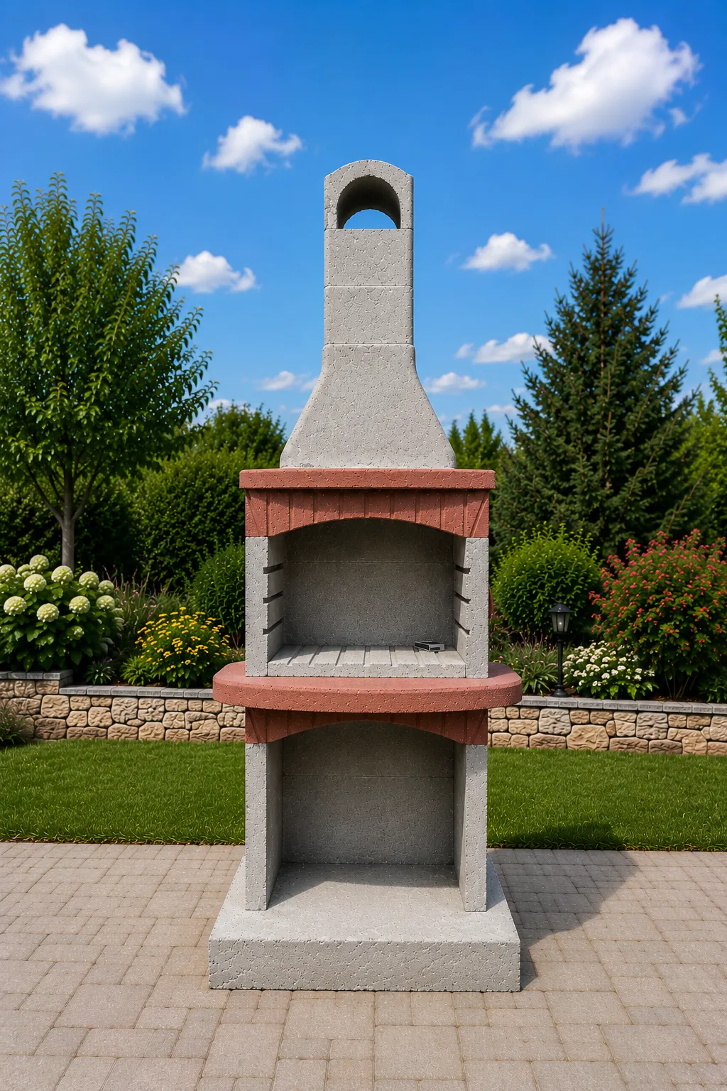 Model 401 Big King Büyük Boy Beton Barbekü — Ankara Barbekü