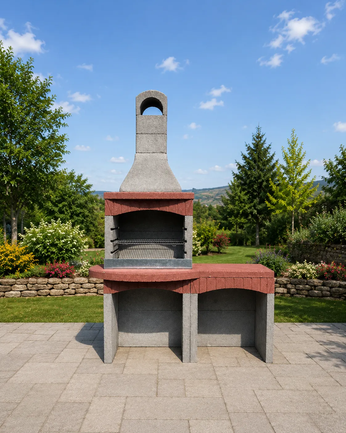Model 402 King Ek Masalı Büyük Boy Beton Barbekü — Ankara Barbekü